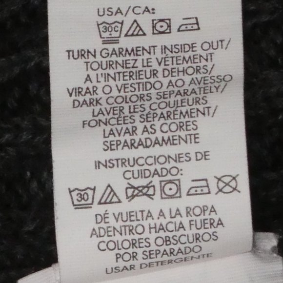 Calvin Klein Jeans 100% Cotton Men's Ribbed Knit Grey Cardigan Sweater … - Picture 13 of 13